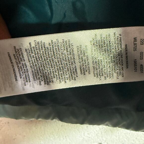 Columbia Women's Puffect colorblock Insulated Jacket Aqua Haze, Nigh Small $180 - Picture 4 of 7